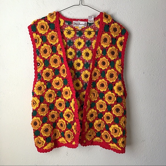 Vintage Jackets & Blazers - Vintage Floral Vest